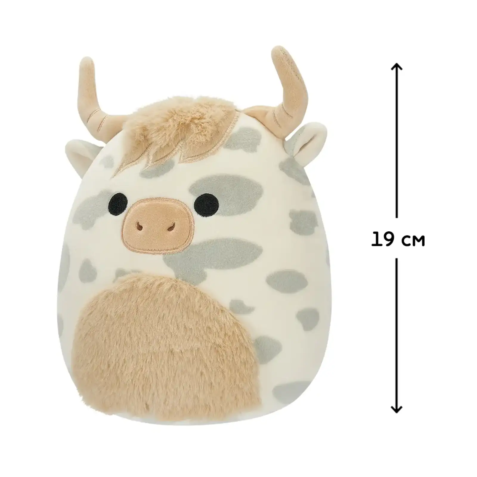 М'яка іграшка SQUISHMALLOWS – КОРІВКА БОРСА (19 cm) (SQCR04117)