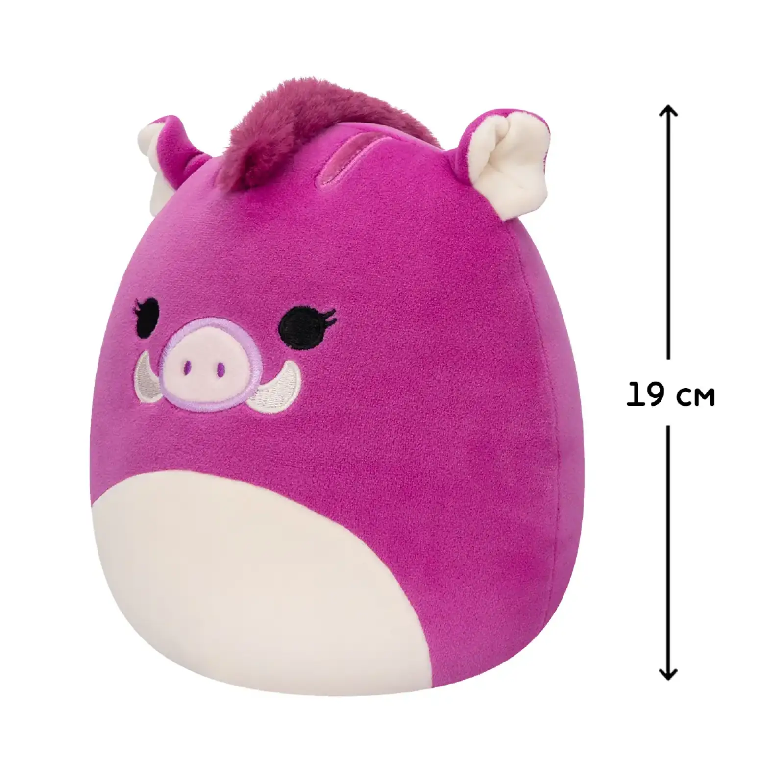 М'яка іграшка SQUISHMALLOWS – КАБАНЧИК ДЖЕННА (19 cm) (SQCR04127)