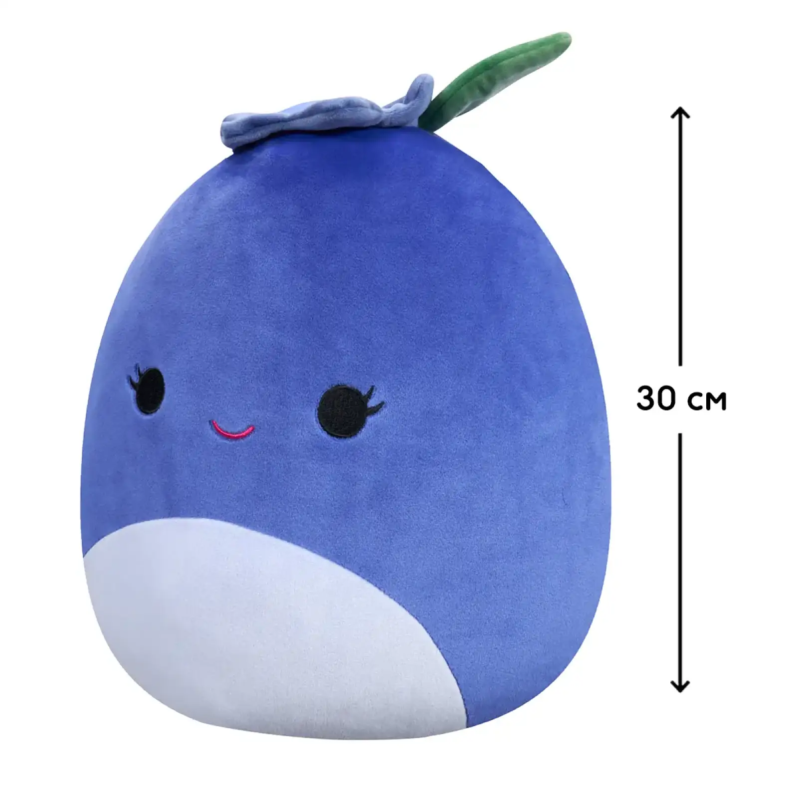 Мягкая игрушка SQUISHMALLOWS – ЧЕРНИКА БЛУБИ (30 cm) (SQCR04144)