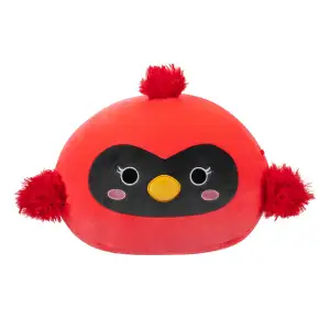 М'яка іграшка SQUISHMALLOWS – ЧЕРВОНИЙ КАРДИНАЛ (30 cm) (SQCR04194)
