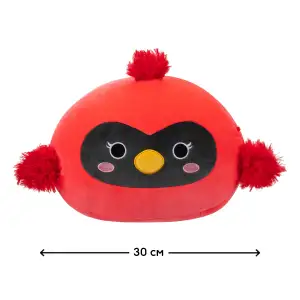 М'яка іграшка SQUISHMALLOWS – ЧЕРВОНИЙ КАРДИНАЛ (30 cm) (SQCR04194)