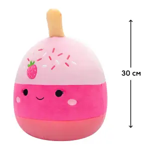М'яка іграшка SQUISHMALLOWS – ПОЛУНИЧНИЙ КЕЙК-ПОП ПАМА (30 cm) (SQCR06573)