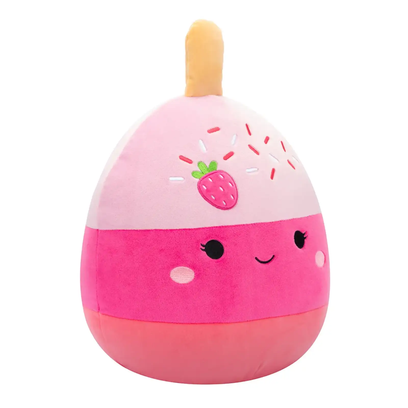 М'яка іграшка SQUISHMALLOWS – ПОЛУНИЧНИЙ КЕЙК-ПОП ПАМА (30 cm) (SQCR06573)
