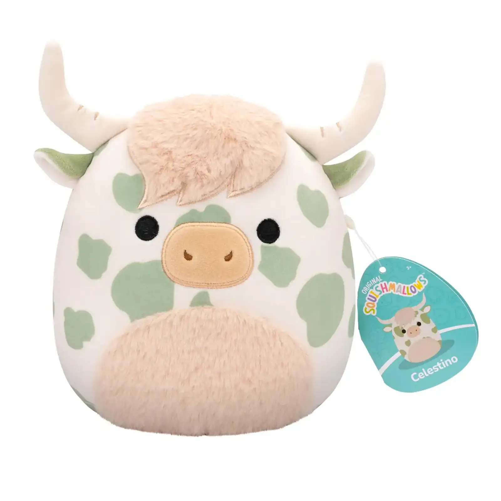 М'яка іграшка SQUISHMALLOWS – КОРІВКА ЦЕЛЕСТІН (19 cm) (SQCR06578)