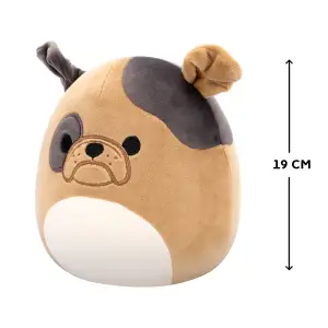 М'яка іграшка SQUISHMALLOWS – БУЛЬДОГ ЛОФЕР (19 cm) (SQCR06596)