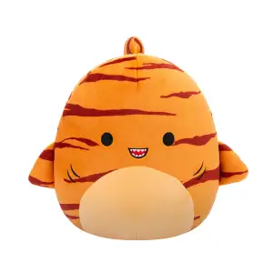 М'яка іграшка SQUISHMALLOWS – ТИГРОВА АКУЛА ДЖАГГЕР (19 cm) (SQCR06597)