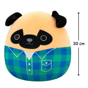 Мягкая игрушка SQUISHMALLOWS – МОПС ПРИНЦ (30 cm) (SQCR06622)