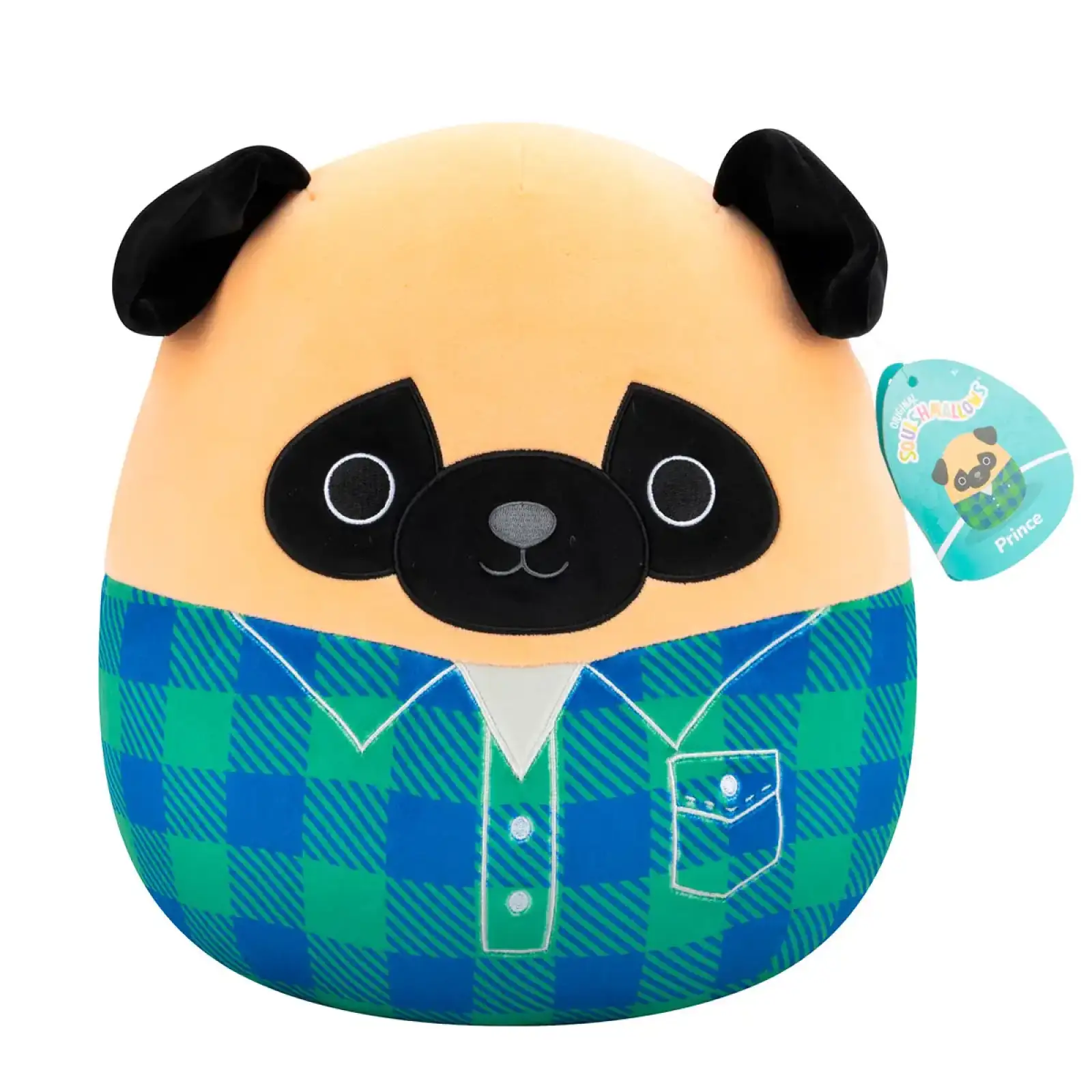 Мягкая игрушка SQUISHMALLOWS – МОПС ПРИНЦ (30 cm) (SQCR06622)