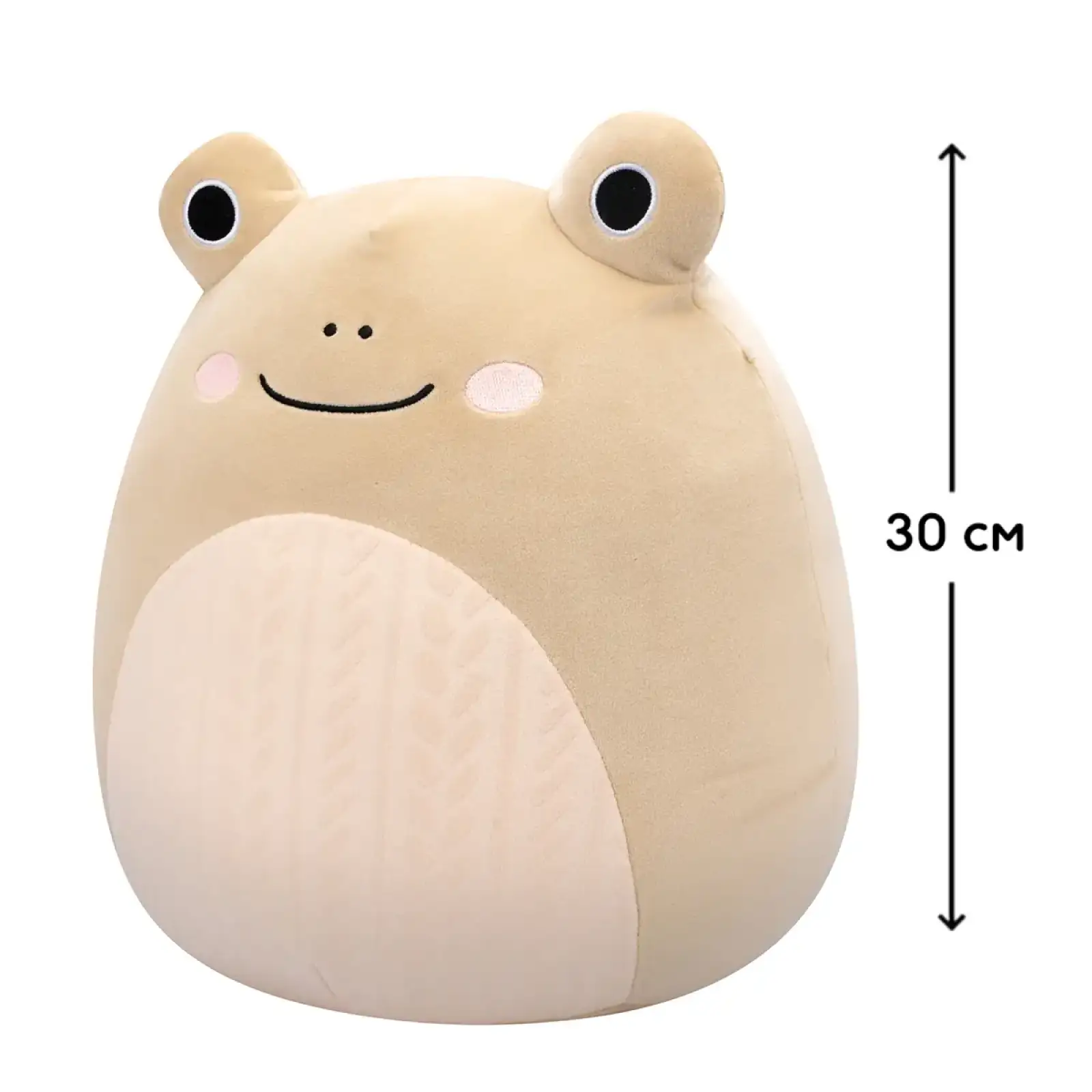 М'яка іграшка SQUISHMALLOWS – ЖАБКА ДЕ ВІТТ (30 cm) (SQCR06687)
