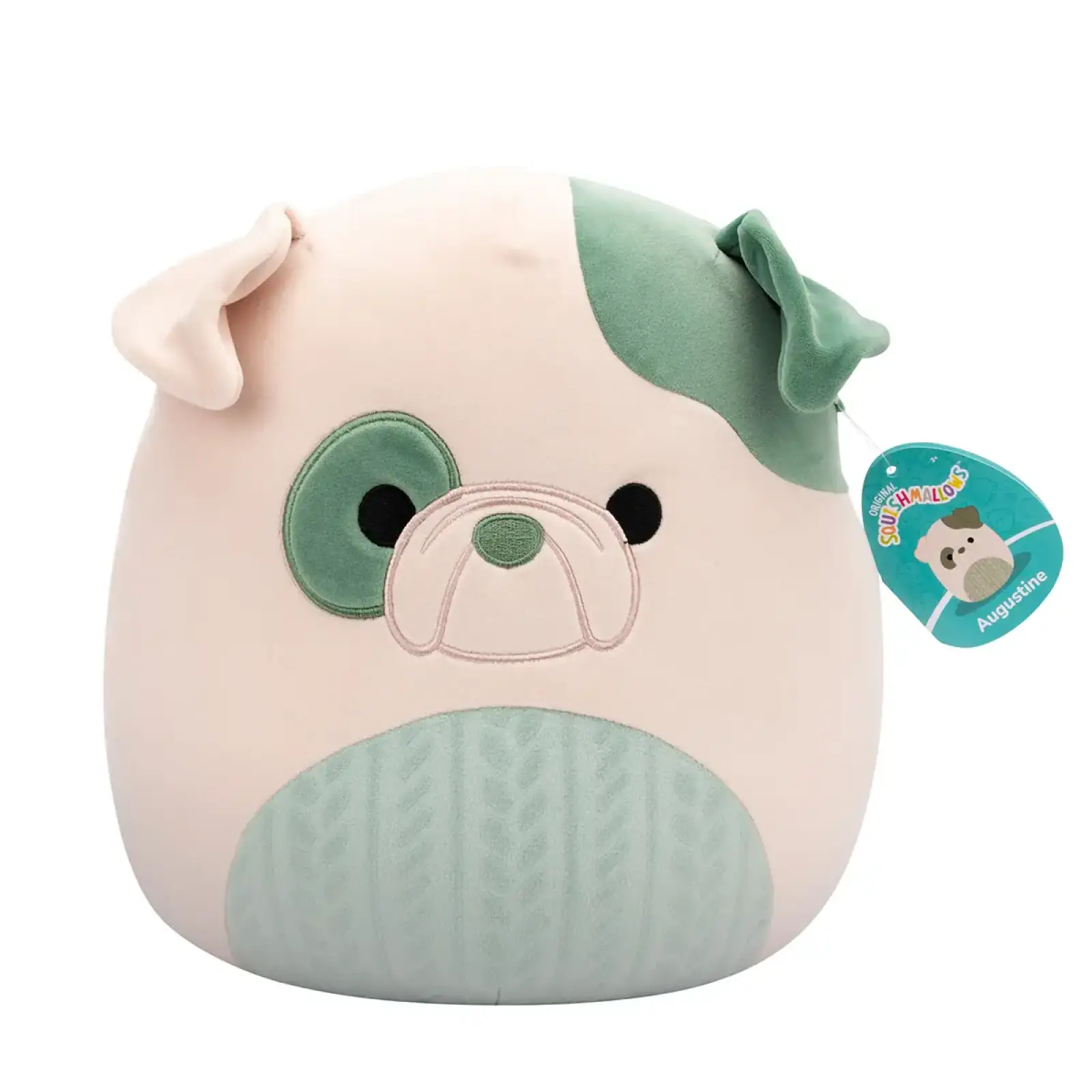 М'яка іграшка SQUISHMALLOWS – БУЛЬДОГ АВГУСТІН (30 cm) (SQCR06691)