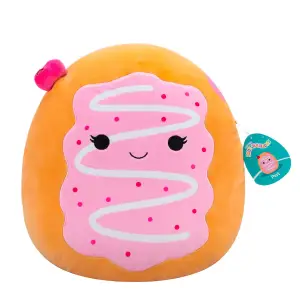 М'яка іграшка SQUISHMALLOWS – ВИШНЕВИЙ ПОНЧИК ПЕРЛ (36 cm) (SQCR06742)