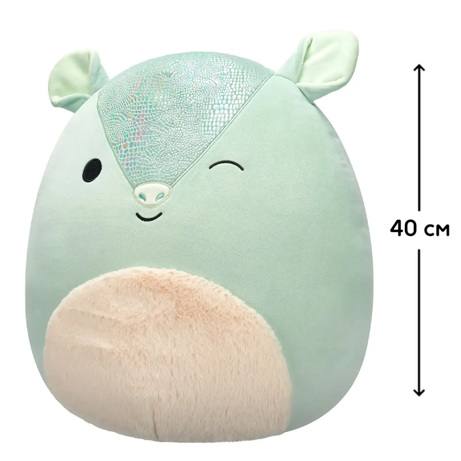 М'яка іграшка SQUISHMALLOWS – БРОНЕНОСЕЦЬ АРІЛЛА (40 cm) (SQCR07048)