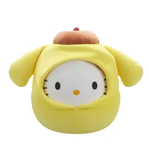 М'яка іграшка SQUISHMALLOWS серії "Хелоу Кітті" - ХЕЛОУ КІТТІ В ОБРАЗІ ПОМПОМПУРІН (20 cm) (SQSN00387)
