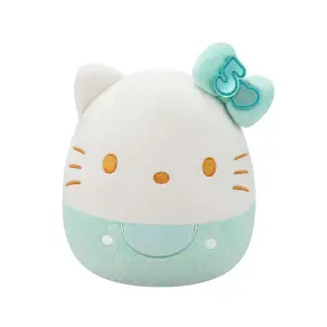М'яка іграшка SQUISHMALLOWS – ХЕЛОУ КІТТІ У СМАРАГДОВОМУ (20 cm) (SQSN00498)