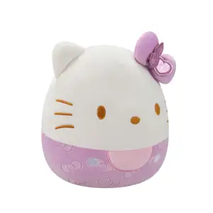 М'яка іграшка SQUISHMALLOWS – ХЕЛОУ КІТТІ В ПУРПУРОВОМУ (20 cm) (SQSN00499)