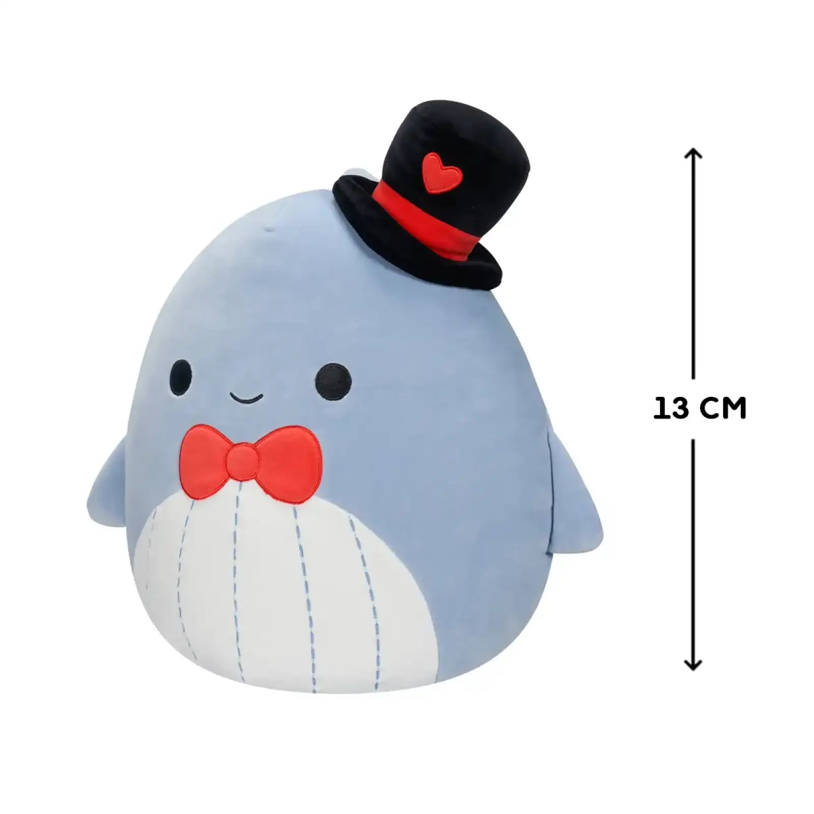 Мягкая игрушка SQUISHMALLOWS – СИНИЙ КИТ САМИР (13 cm) (SQVA00806)