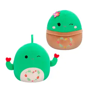 М'яка іграшка SQUISHMALLOWS – ДРУЗІ КАКТУСИ (2 шт, 19 cm) (SQVA00845)