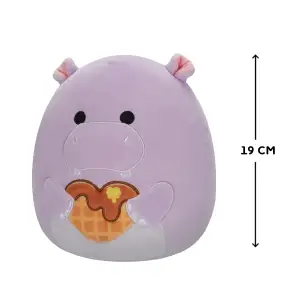 М'яка іграшка SQUISHMALLOWS – БЕГЕМОТ ХАННА (19 cm) (SQVA00859)