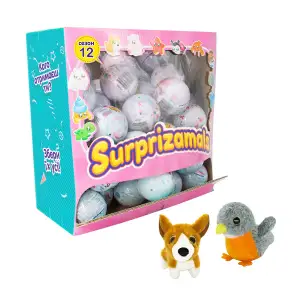 М'яка іграшка-сюрприз в кулі SURPRIZAMALS S12 (12 видів в асорт.) (SU03107)