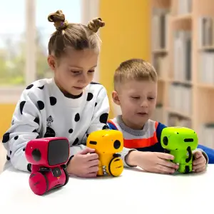 Интерактивный робот с голосовым управлением – AT-ROBOT (жёлтый, озвуч.укр.) (AT001-03-UKR)