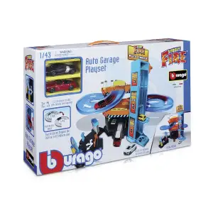 Игровой набор - ПАРКИНГ (3 уровня, 2 машинки 1:43) Bburago (18-30361)