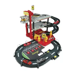 Ігровий набір - ГАРАЖ FERRARI (3 рівні, 2 машинки 1:43) Bburago (18-31204)