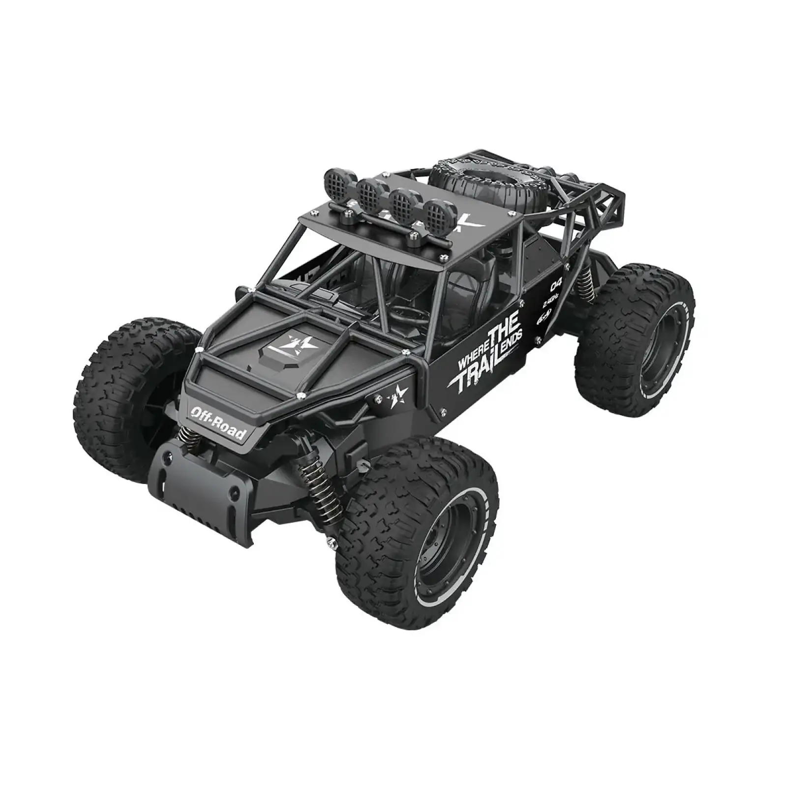 Автомобіль OFF-ROAD CRAWLER з р/к - RACE (матовий чорний, метал. корпус, акум.6V, 1:14) Sulong Toys (SL-309RHMBl)