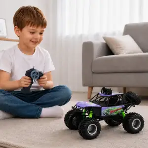 Автомобіль KS DRIVE на р/к - BEAST RUNNER (2.4 GHz, акум. 7.4 V, бузковий) (10002-1102)
