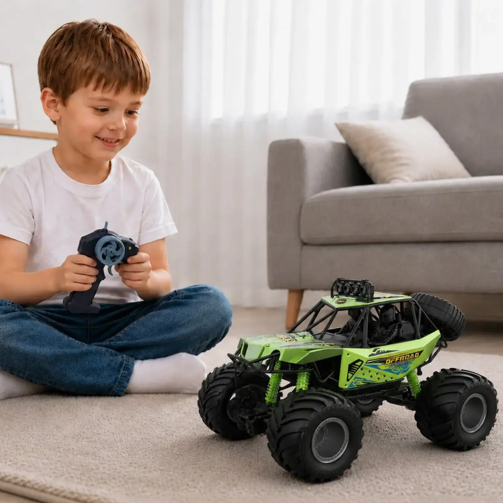 Автомобіль KS DRIVE на р/к - BEAST RUNNER (2.4 GHz, акум. 7.4 V, зелений) (10003-1102)