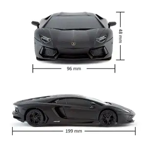 Автомобіль KS DRIVE на р/к - LAMBORGHINI AVENTADOR LP 700-4 (1:24, 2.4Ghz, чорний) (124GLBB)
