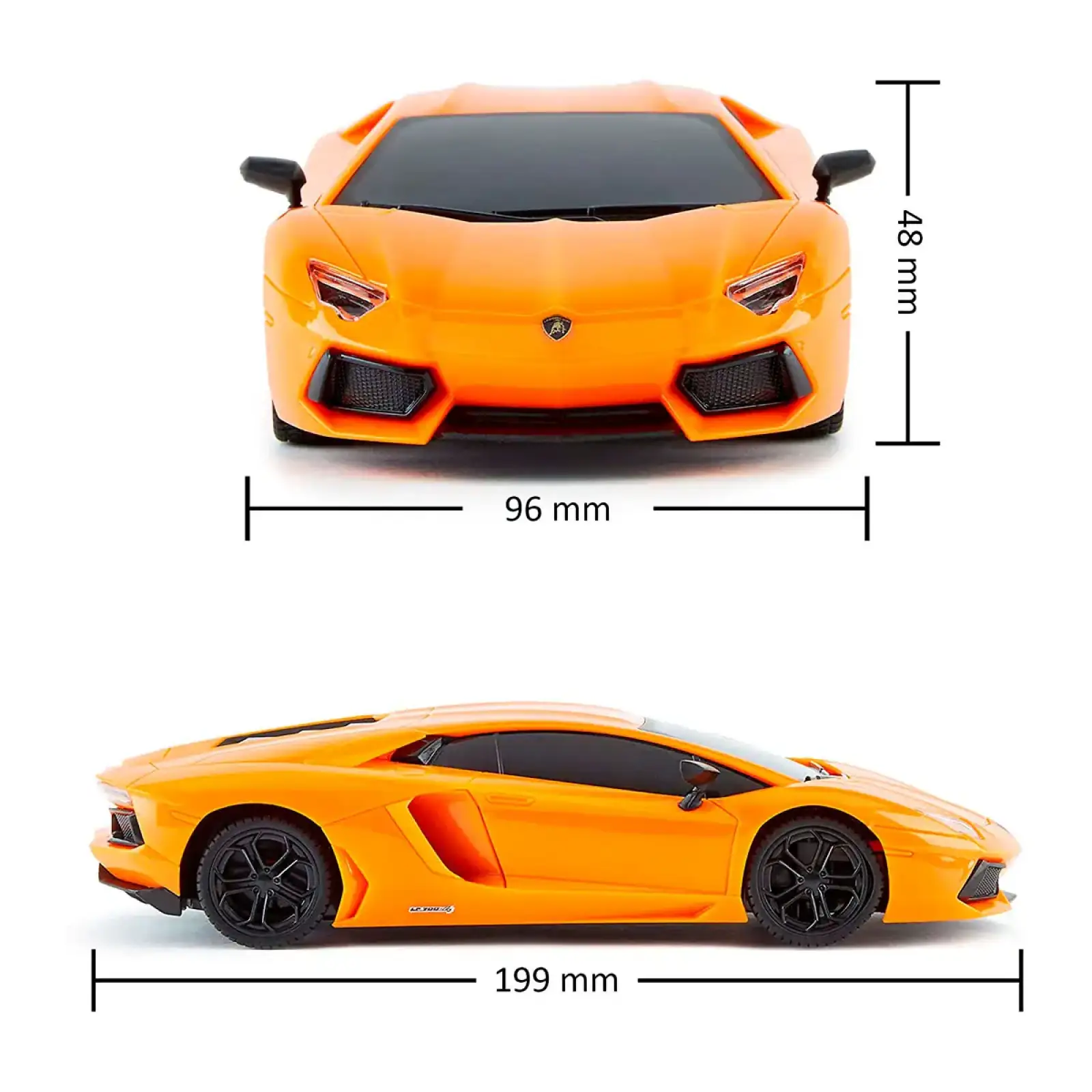 Автомобіль KS DRIVE на р/к - LAMBORGHINI AVENTADOR LP 700-4 (1:24, 2.4Ghz, оранжевий) (124GLBO)