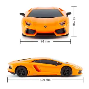 Автомобіль KS DRIVE на р/к - LAMBORGHINI AVENTADOR LP 700-4 (1:24, 2.4Ghz, оранжевий) (124GLBO)