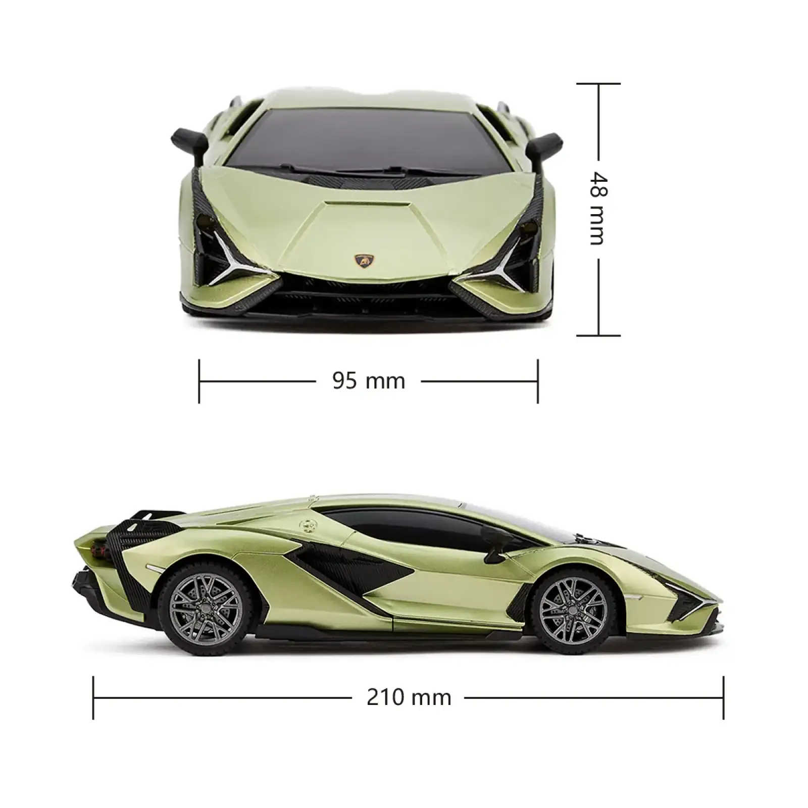 Автомобіль KS DRIVE на р/к - LAMBORGHINI SIAN (1:24, 2.4Ghz, зелений) (124GLSG)