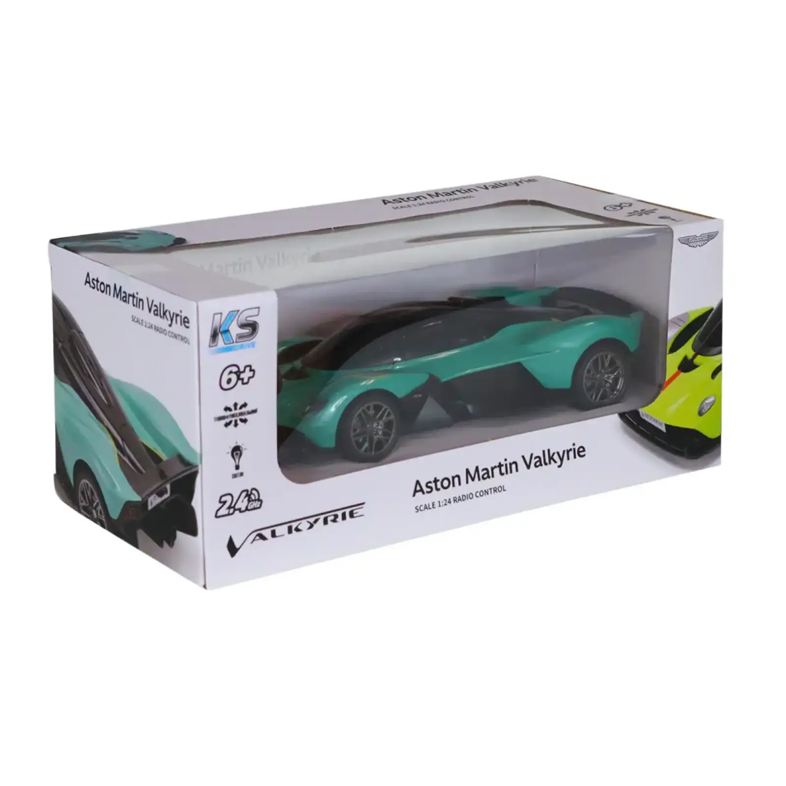 Автомобиль KS DRIVE на р/у - ASTON MARTIN VALKYRIE (1:24, 2.4 ГГц, шалфейный) (250GAVGS)