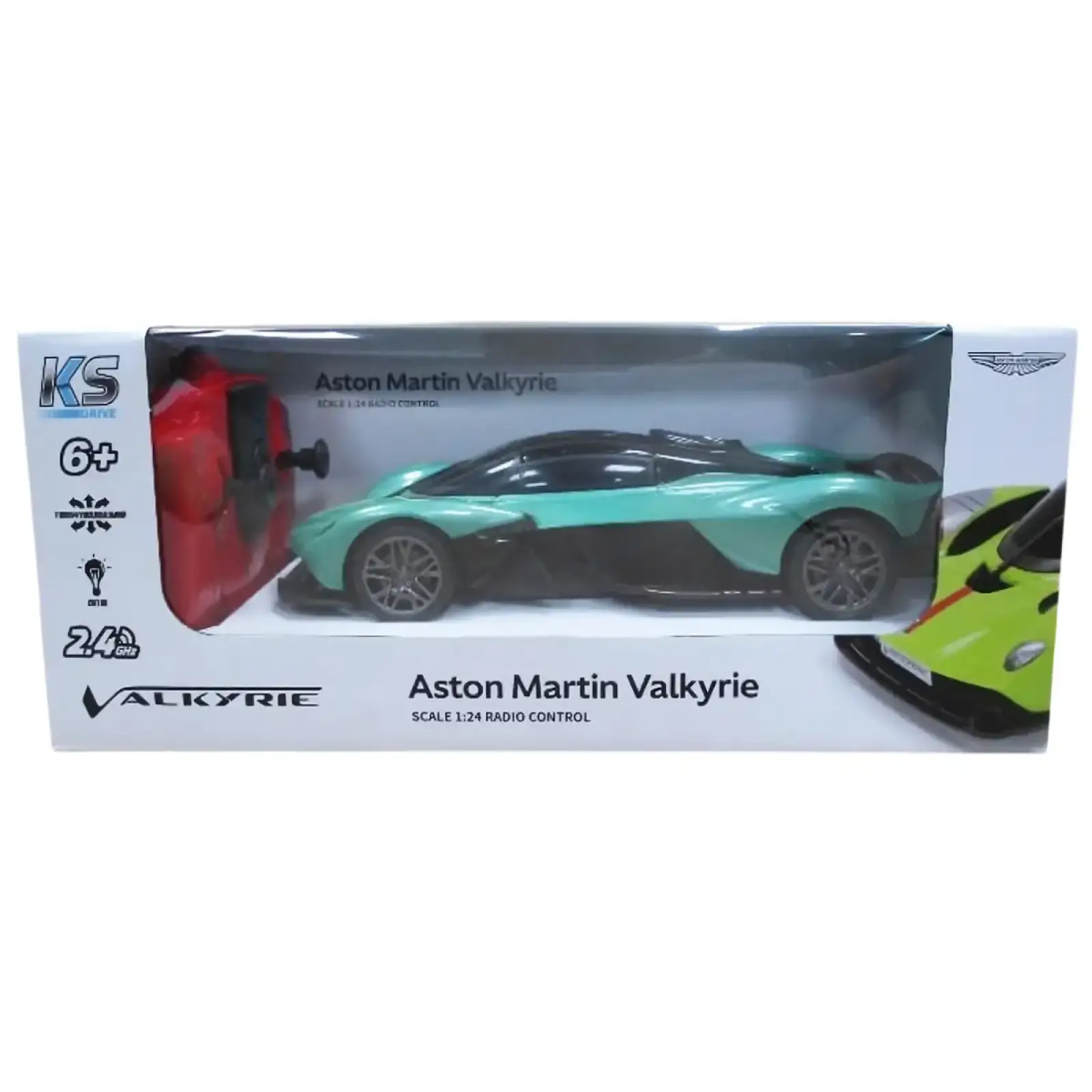 Автомобиль KS DRIVE на р/у - ASTON MARTIN VALKYRIE (1:24, 2.4 ГГц, шалфейный) (250GAVGS)