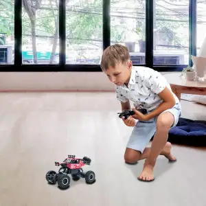 Автомобіль OFF-ROAD CRAWLER з р/к - CAR VS WILD (червоний, акум. 3,6V, метал. корпус, 1:20) Sulong Toys (SL-109AR)