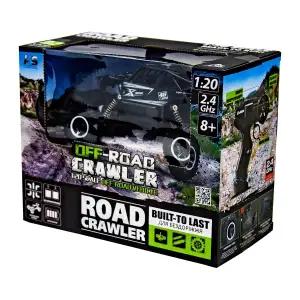 Автомобиль OFF-ROAD CRAWLER на р/у – ROCK SPORT (черный, аккум. 3,6V, метал. корпус, 1:20) Sulong Toys (SL-110AB)