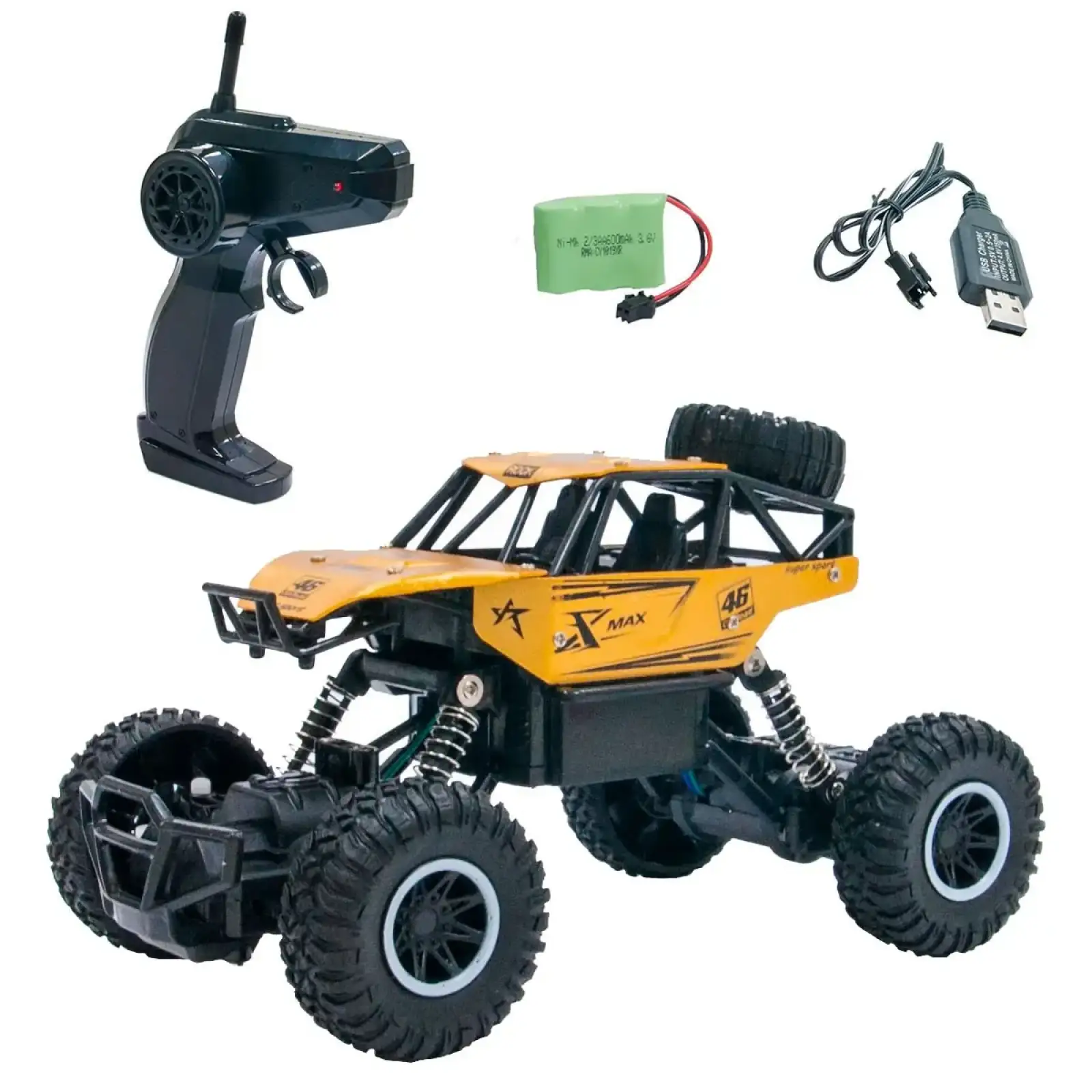 Автомобіль OFF-ROAD CRAWLER з р/к - ROCK SPORT (золотий, акум. 3,6V, метал. корпус, 1:20) Sulong Toys (SL-110AG)