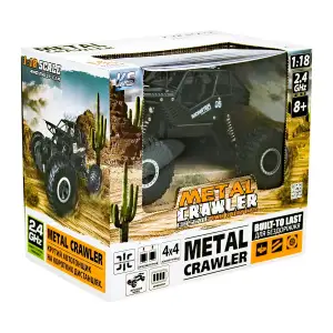 Автомобіль OFF-ROAD CRAWLER з р/к - TIGER (матовий чорний, акум. 4,8V, метал. корпус, 1: 18) Sulong Toys (SL-111RHMBl)