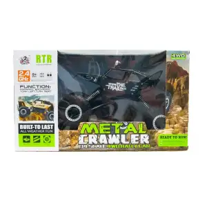 Автомобиль OFF-ROAD CRAWLER на р/у – WHERE THE TRAIL ENDS (матов.черн., аккум.7.2V, мет.корпус,1:14) Sulong Toys (SL-121RHMBl)