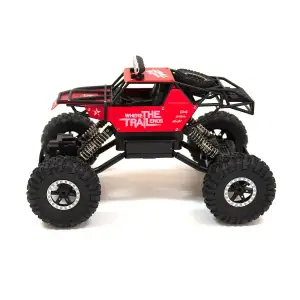 Автомобиль OFF-ROAD CRAWLER на р/у – WHERE THE TRAIL ENDS (красный, аккум.7.2V, металл. корпус,1:14) Sulong Toys (SL-121RHMR)