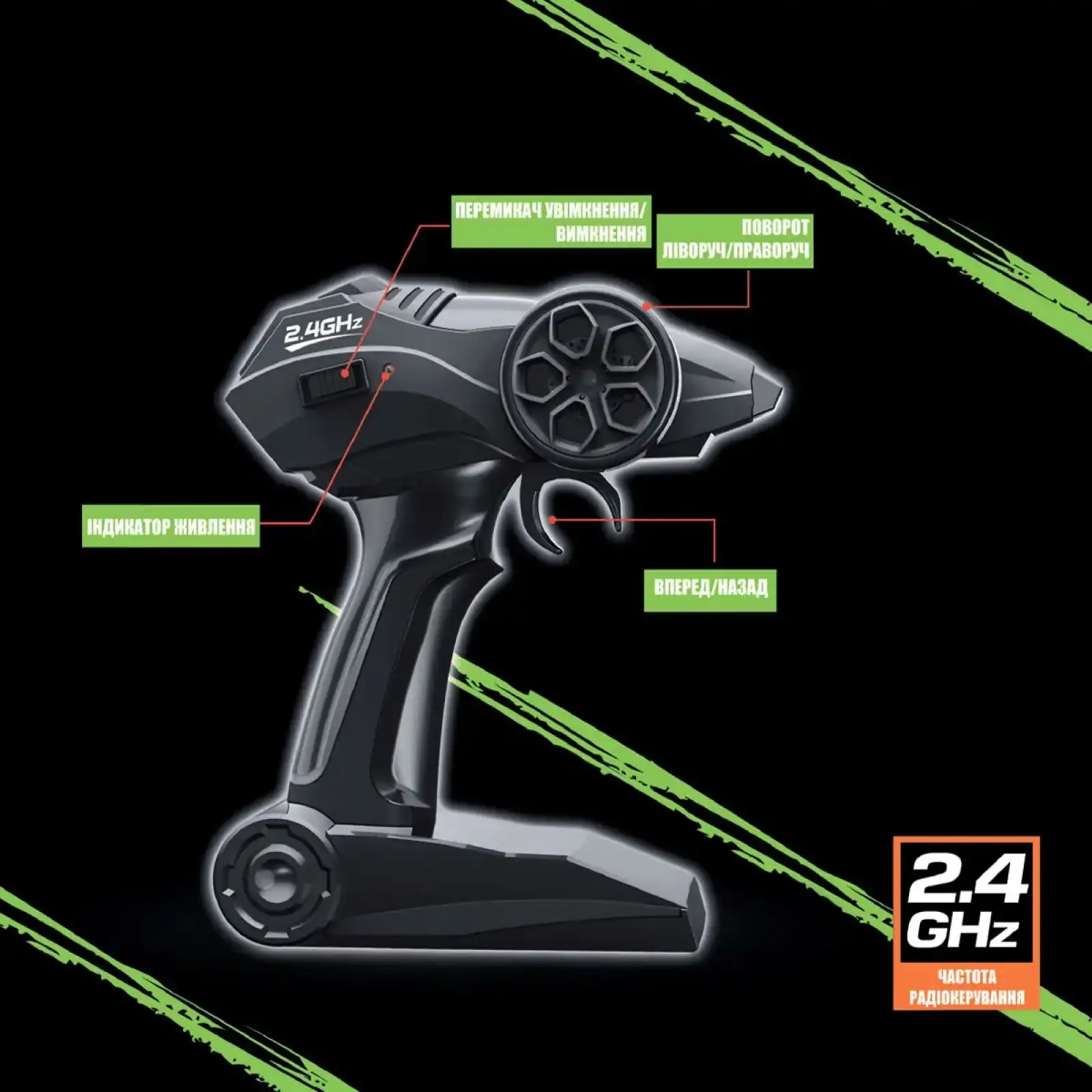 Автомобиль OFF-ROAD CRAWLER на р/у – WHERE THE TRAIL ENDS (красный, аккум.7.2V, металл. корпус,1:14) Sulong Toys (SL-121RHMR)