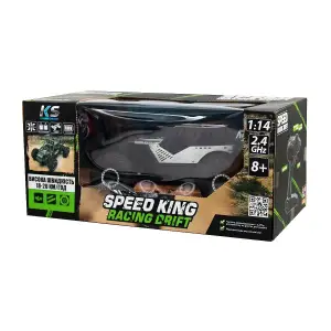 Автомобіль OFF-ROAD CRAWLER з р/к - SPEED KING (сірий, метал. корпус, акум. 6V, 1:14) Sulong Toys (SL-153RHMGR)