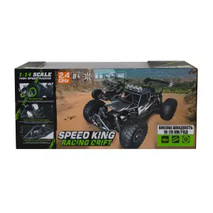 Автомобіль OFF-ROAD CRAWLER з р/к - SPEED KING (сірий, метал. корпус, акум. 6V, 1:14) Sulong Toys (SL-153RHMGR)