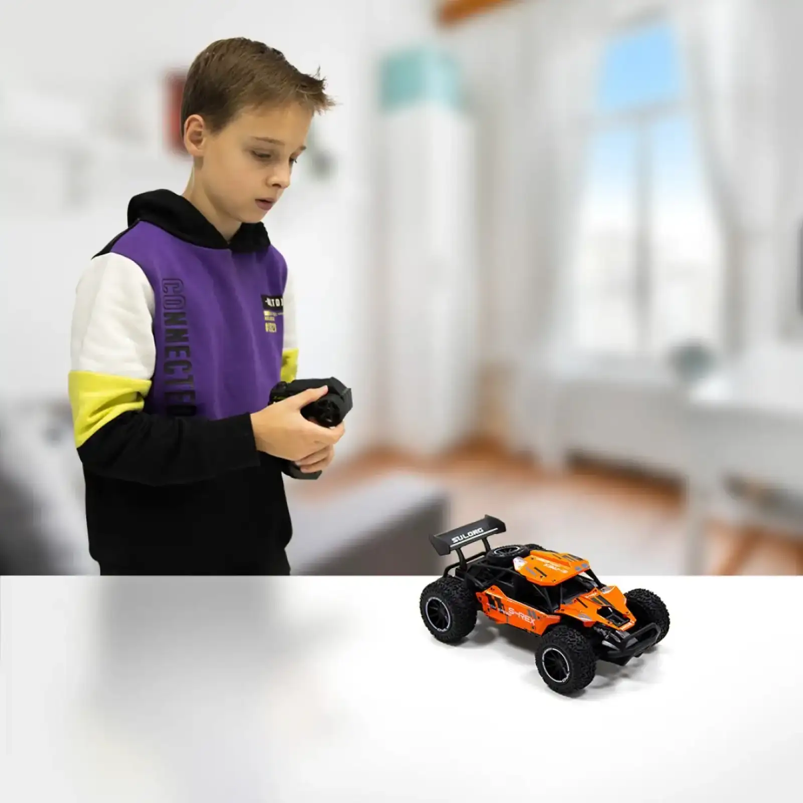 Автомобіль METAL CRAWLER з р/к - S-REX (оранжевий, метал. корпус, акум.3,7V, 1:16) Sulong Toys (SL-230RHO)