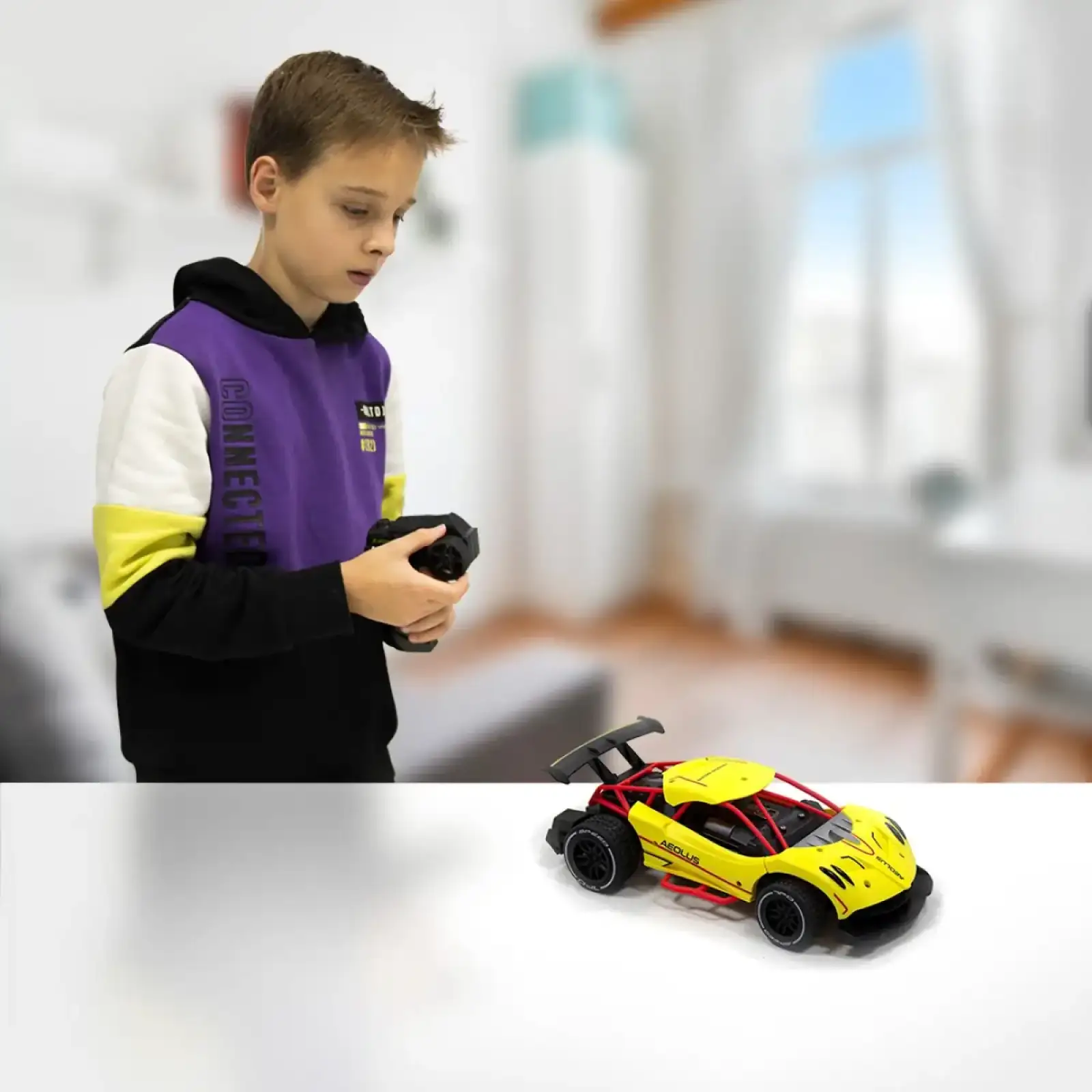 Автомобіль SPEED RACING DRIFT з р/к - AEOLUS (жовтий, акум.3,7V, 1:16) Sulong Toys (SL-284RHY)