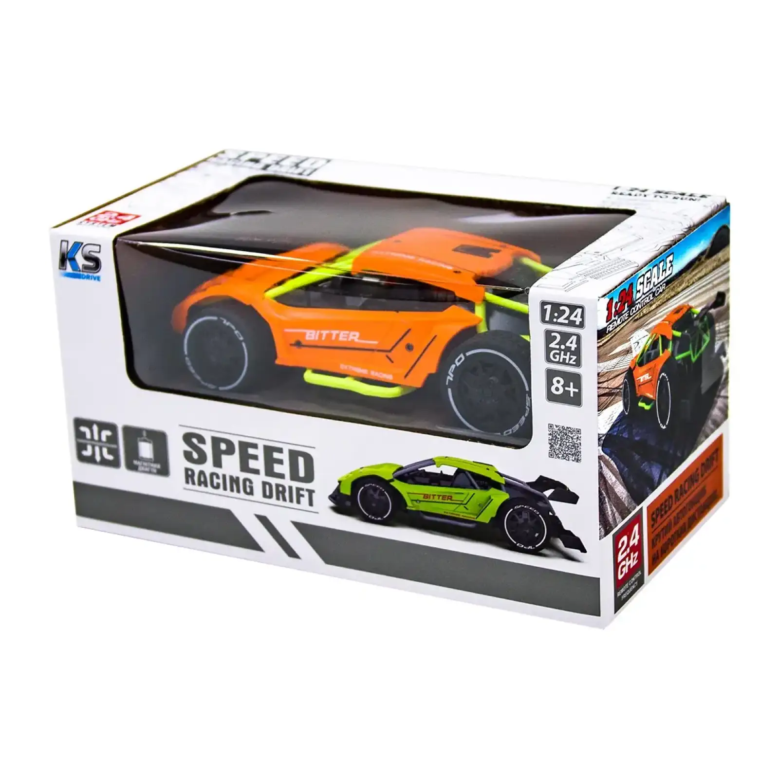 Автомобіль SPEED RACING DRIFT з р/к - BITTER (оранжевий, 1:24) Sulong Toys (SL-291RHO)