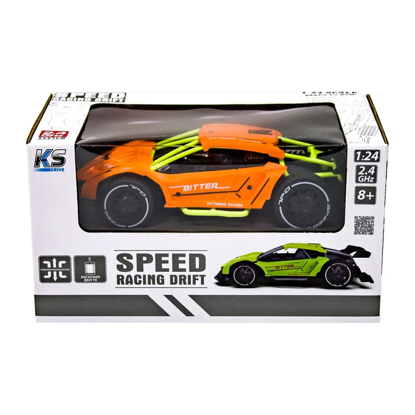 Автомобіль SPEED RACING DRIFT з р/к - BITTER (оранжевий, 1:24) Sulong Toys (SL-291RHO)