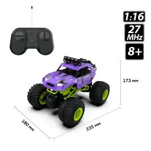 Автомобіль BIGFOOT OFF-ROAD з р/к – VIOLET (1:16, 27 МГц (MHz)) Sulong Toys (SL-358RHV)