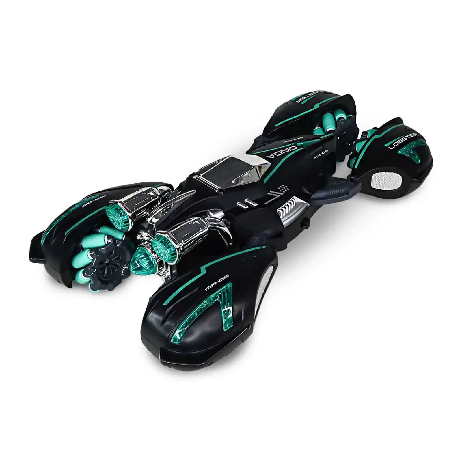 Автомобиль ТРЮКОВОЙ на р/у - LOBSTER (1:14, 2.4 ГГц (Ghz), черный, аккум. 3,7 V) KS Drive (SL-432ABl)
